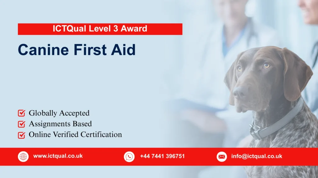 ICTQual Level 3 Award in Canine First Aid 138 ICTQual Level 3 Award in Canine First Aid