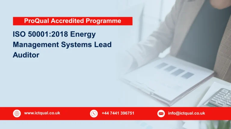 ISO 50001:2018 Energy Management Systems Lead Auditor