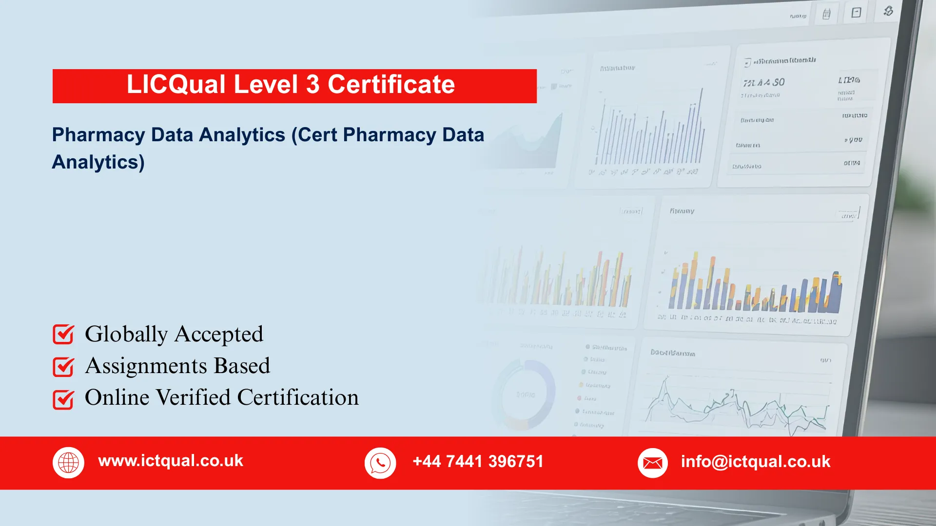 LICQual Level 3 Certificate in Pharmacy Data Analytics (Cert Pharmacy Data Analytics)