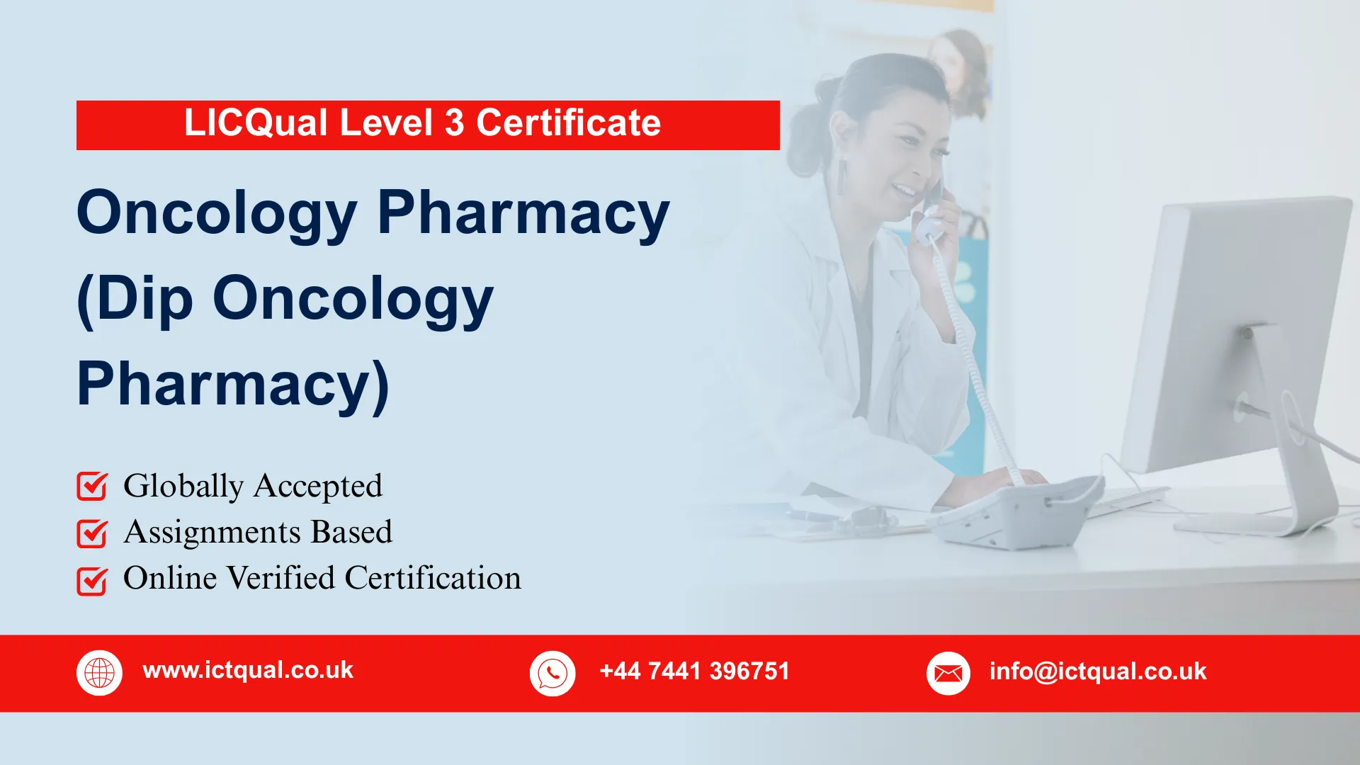 LICQual Level 3 Diploma in Oncology Pharmacy Dip Oncology Pharmacy