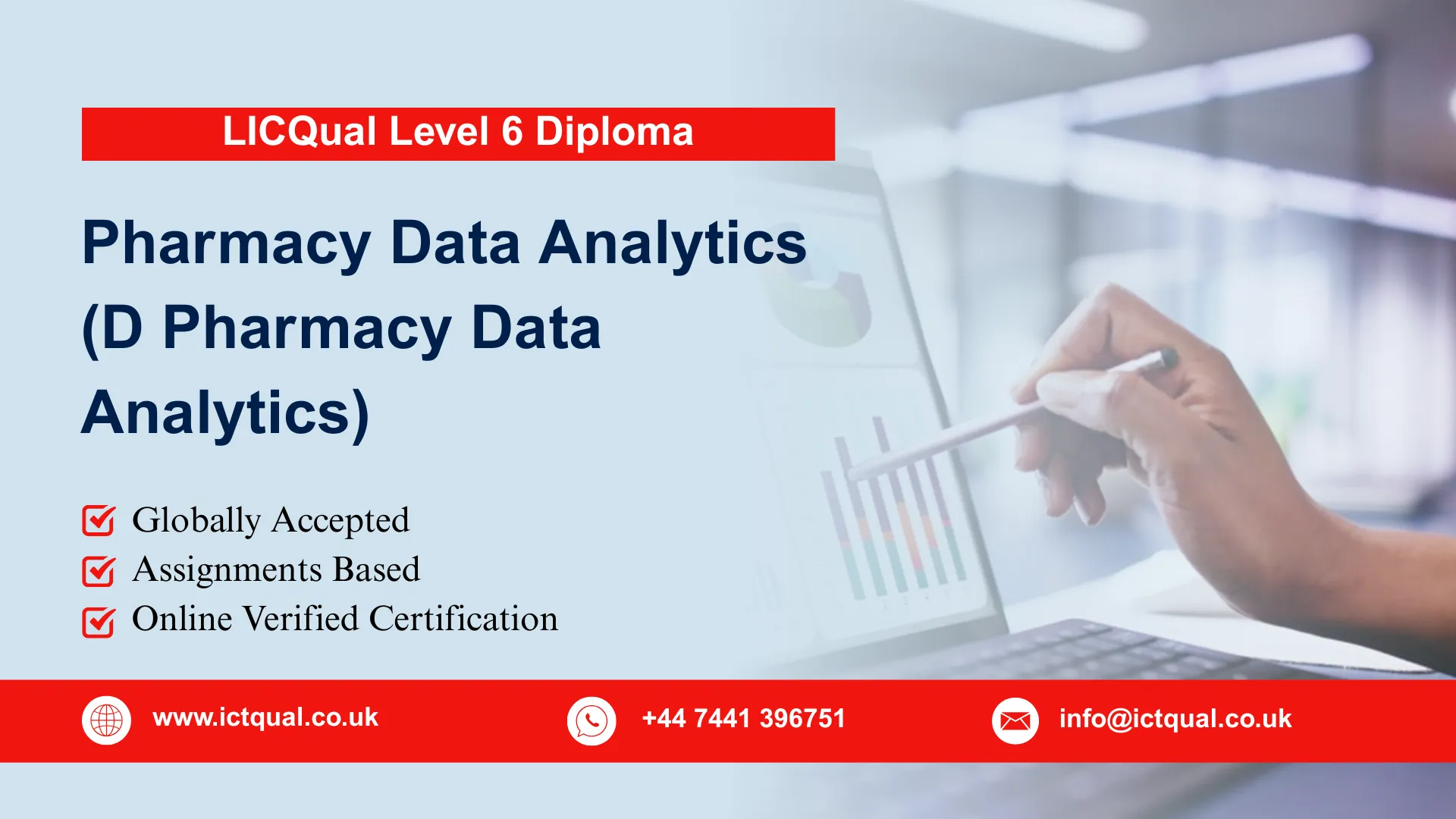 LICQual Level 6 Diploma in Pharmacy Data Analytics (D Pharmacy Data Analytics)