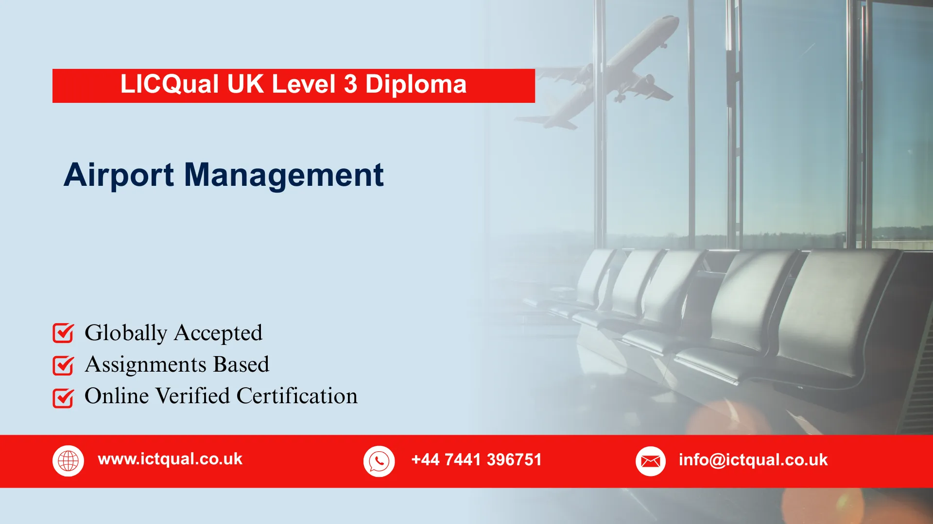 LICQual UK Level 3 Diploma in Airport Management