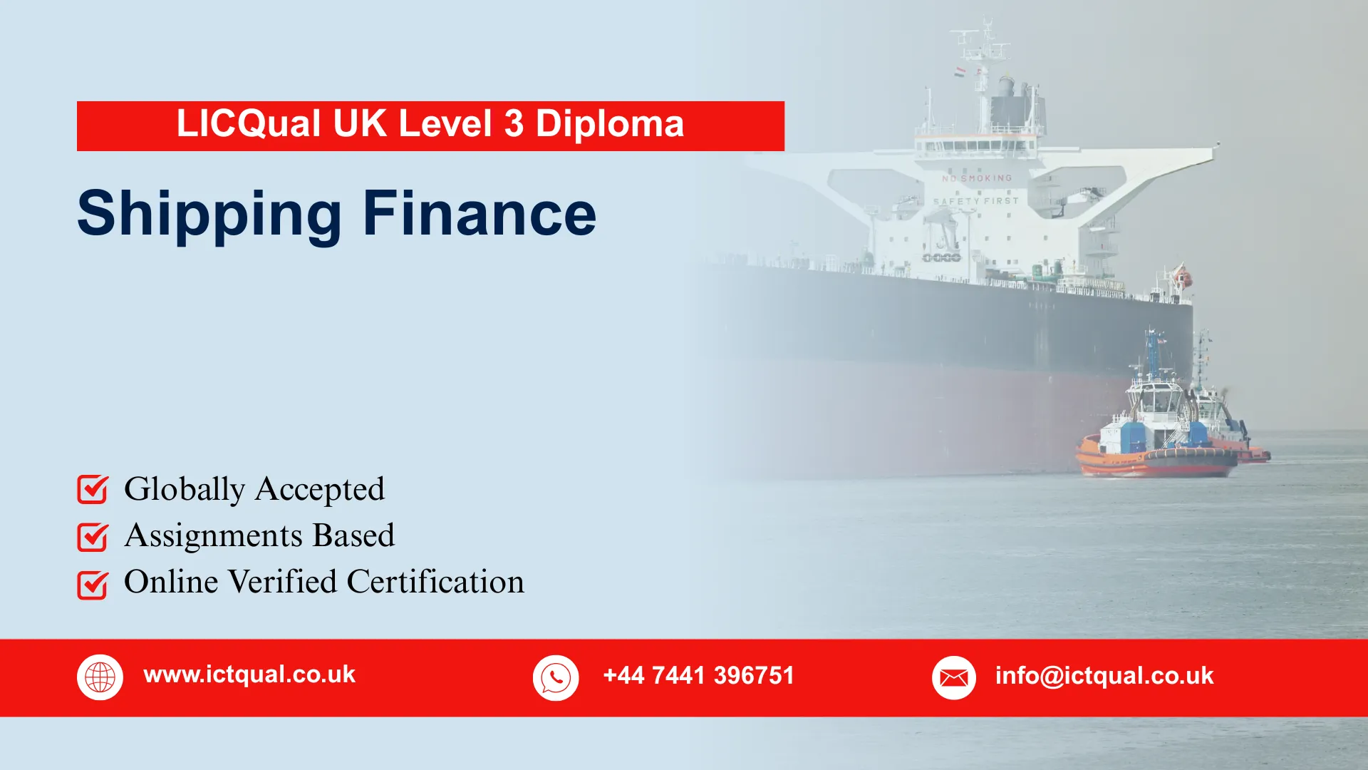 LICQual UK Level 3 Diploma in Shipping Finance