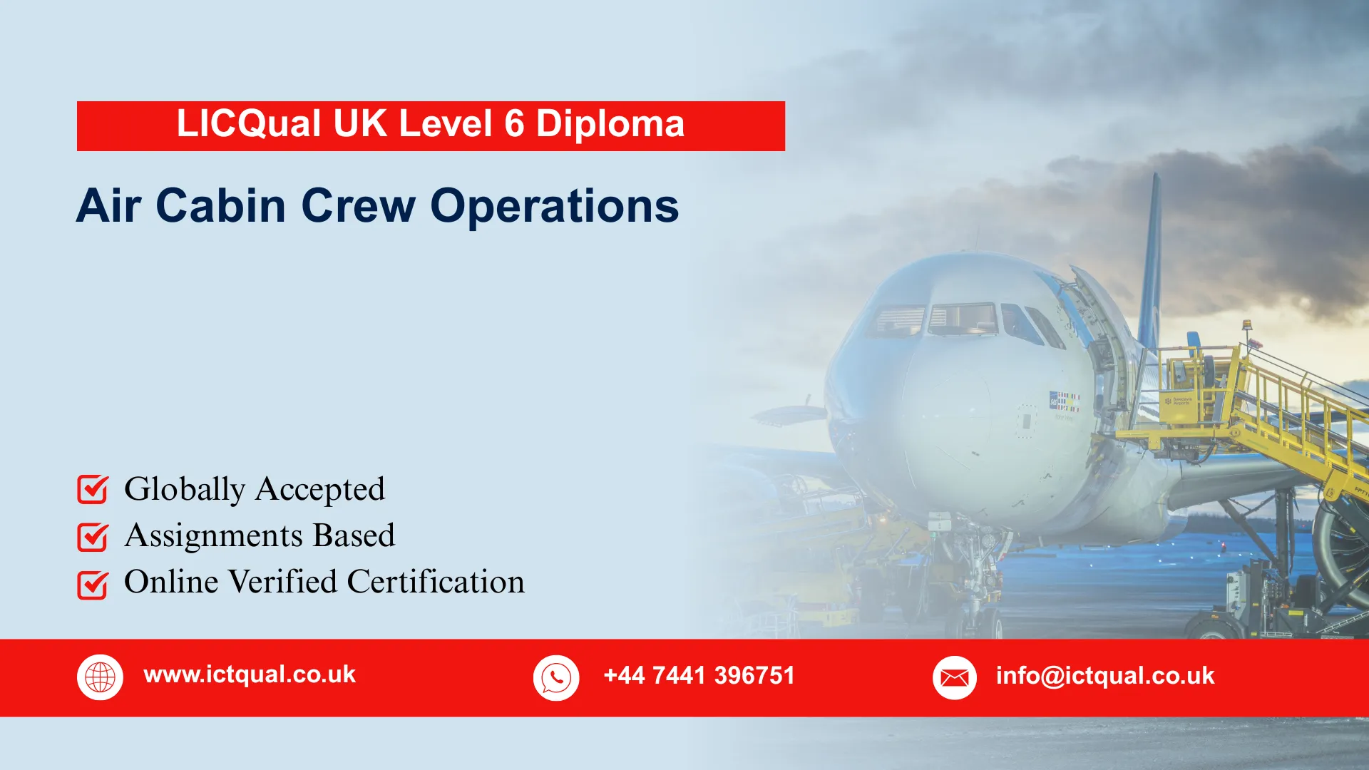 LICQual UK Level 6 Diploma in Air Cabin Crew Operations