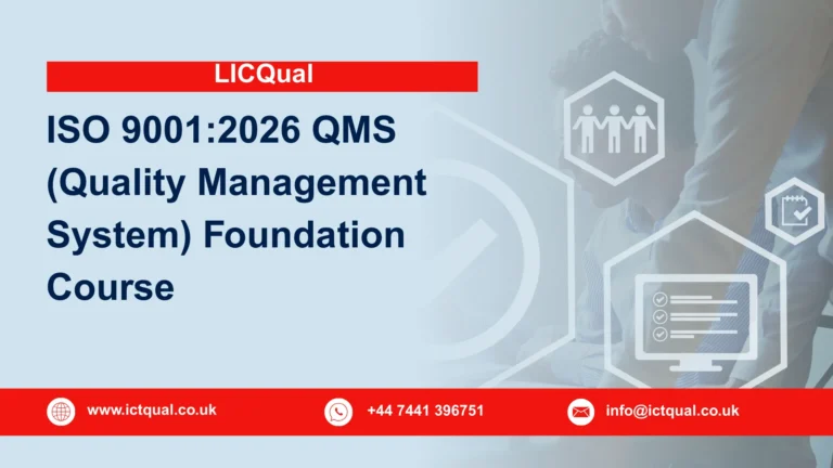 LICQual ISO 9001:2026 QMS (Quality Management System) Foundation Course