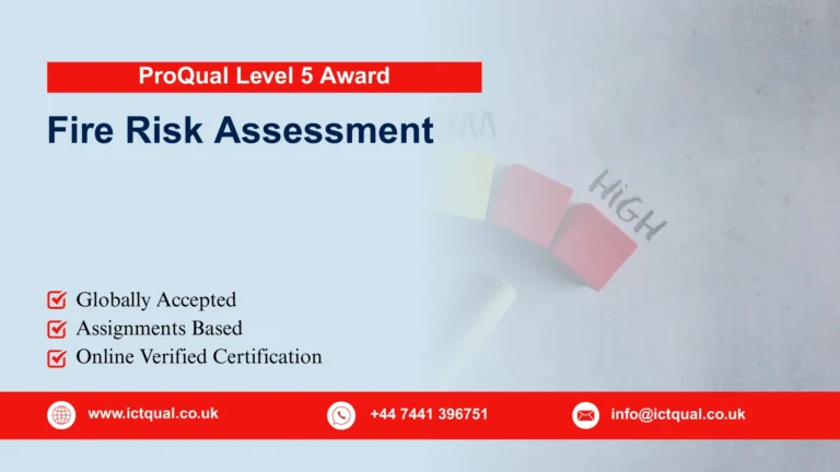 ProQual Level 5 Award in Fire Risk Assessment