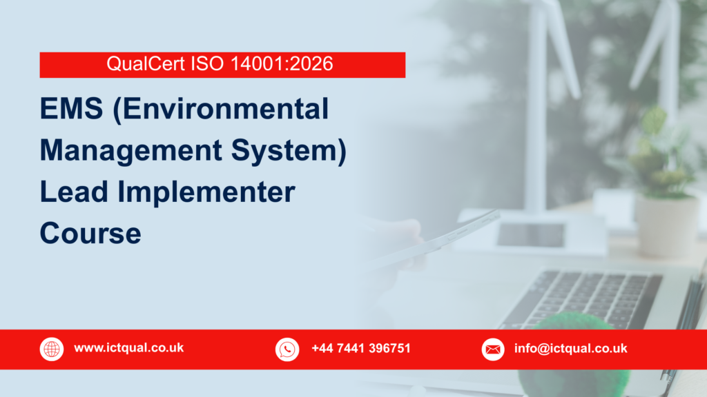 QualCert ISO 14001:2026 EMS (Environmental Management System) Lead Implementer Course