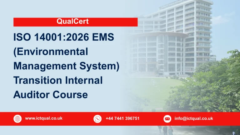 QualCert ISO 14001:2026 EMS (Environmental Management System) Transition Internal Auditor Course
