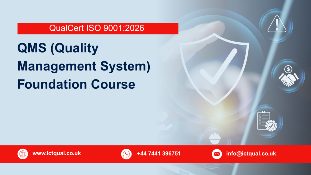 QualCert ISO 9001:2026 QMS (Quality Management System) Foundation Course 46 QualCert ISO 9001:2026 QMS (Quality Management System) Foundation Course
