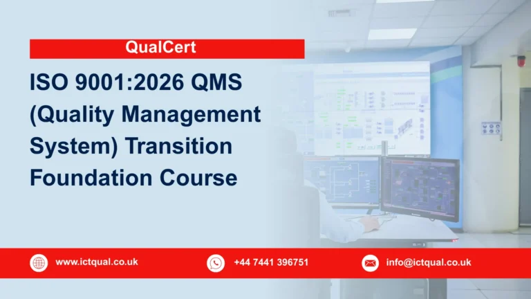 QualCert ISO 9001:2026 QMS (Quality Management System) Transition Foundation Course