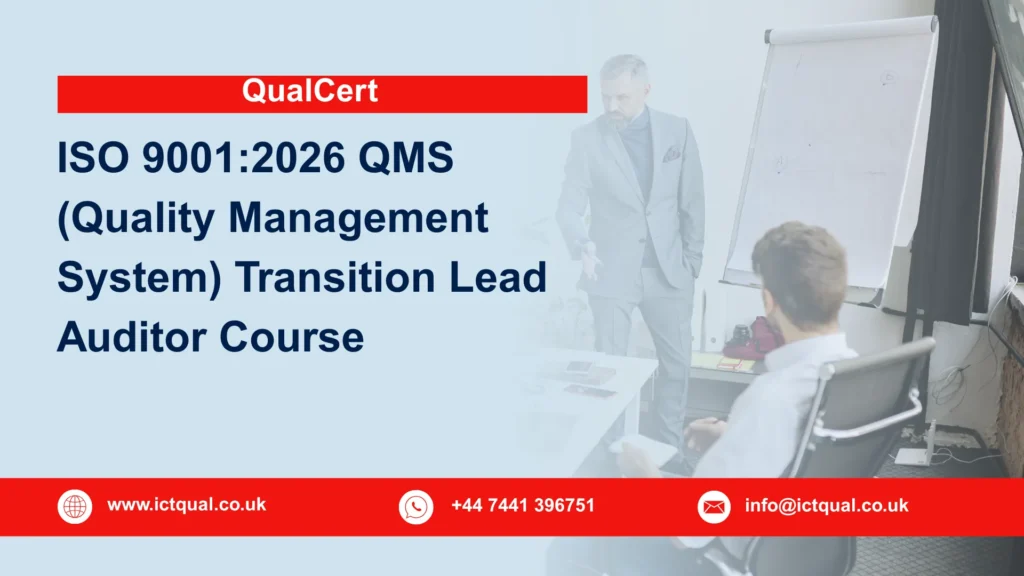 QualCert ISO 9001:2026 QMS (Quality Management System) Transition Lead Auditor Course