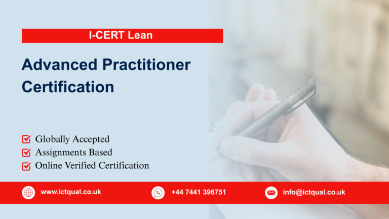 I-CERT Lean Advanced Practitioner Certification