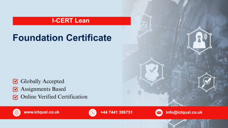 I-CERT Lean Foundation Certificate