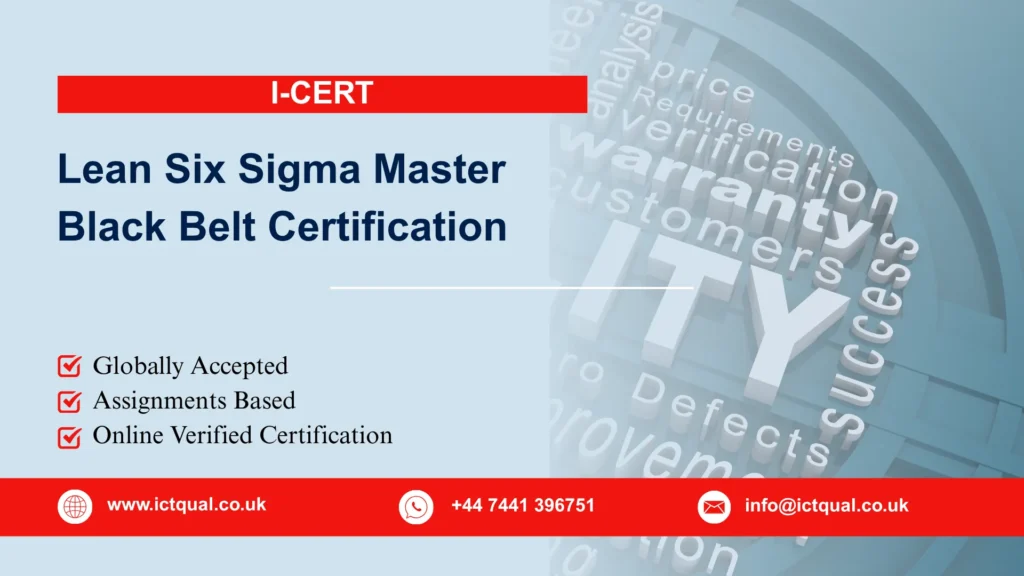 I-CERT Lean Six Sigma Master Black Belt Certification