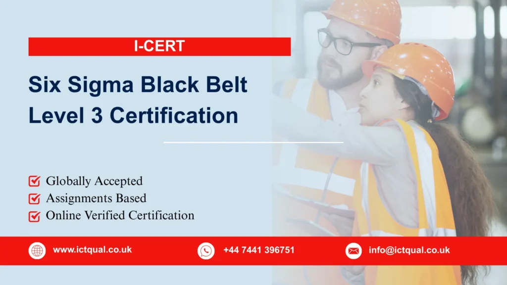 I-CERT Six Sigma Black Belt Level 3 Certification
