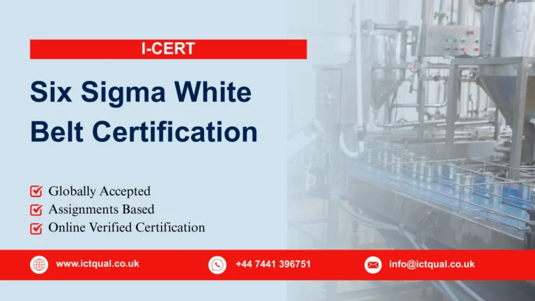 I-CERT Six Sigma White Belt Certification