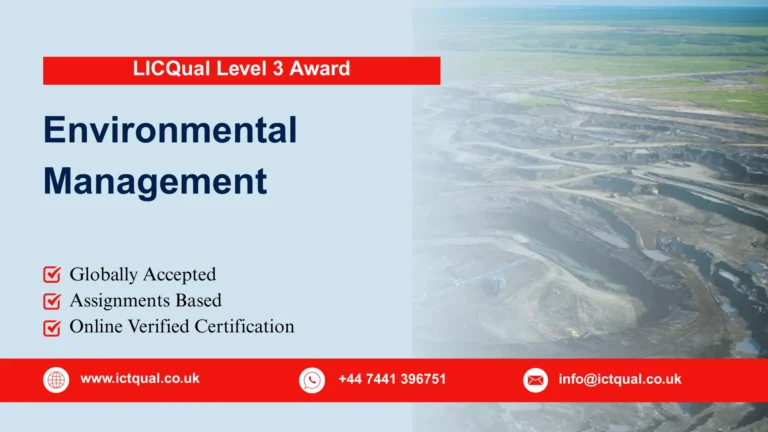 LICQual Level 3 Award in Environmental Management