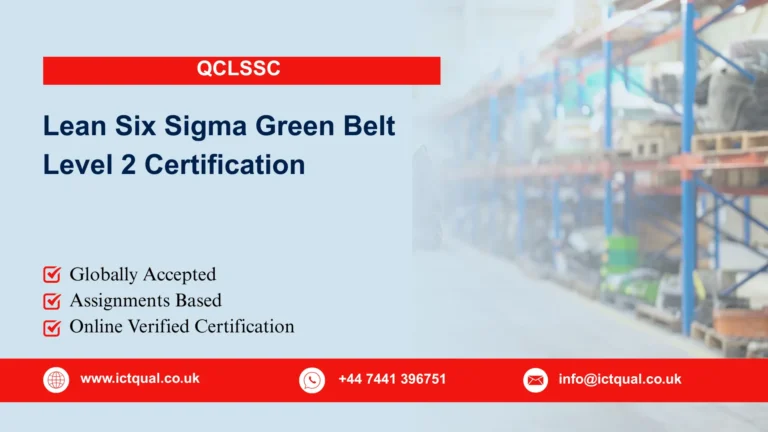 QCLSSC Lean Six Sigma Green Belt Level 2 Certification