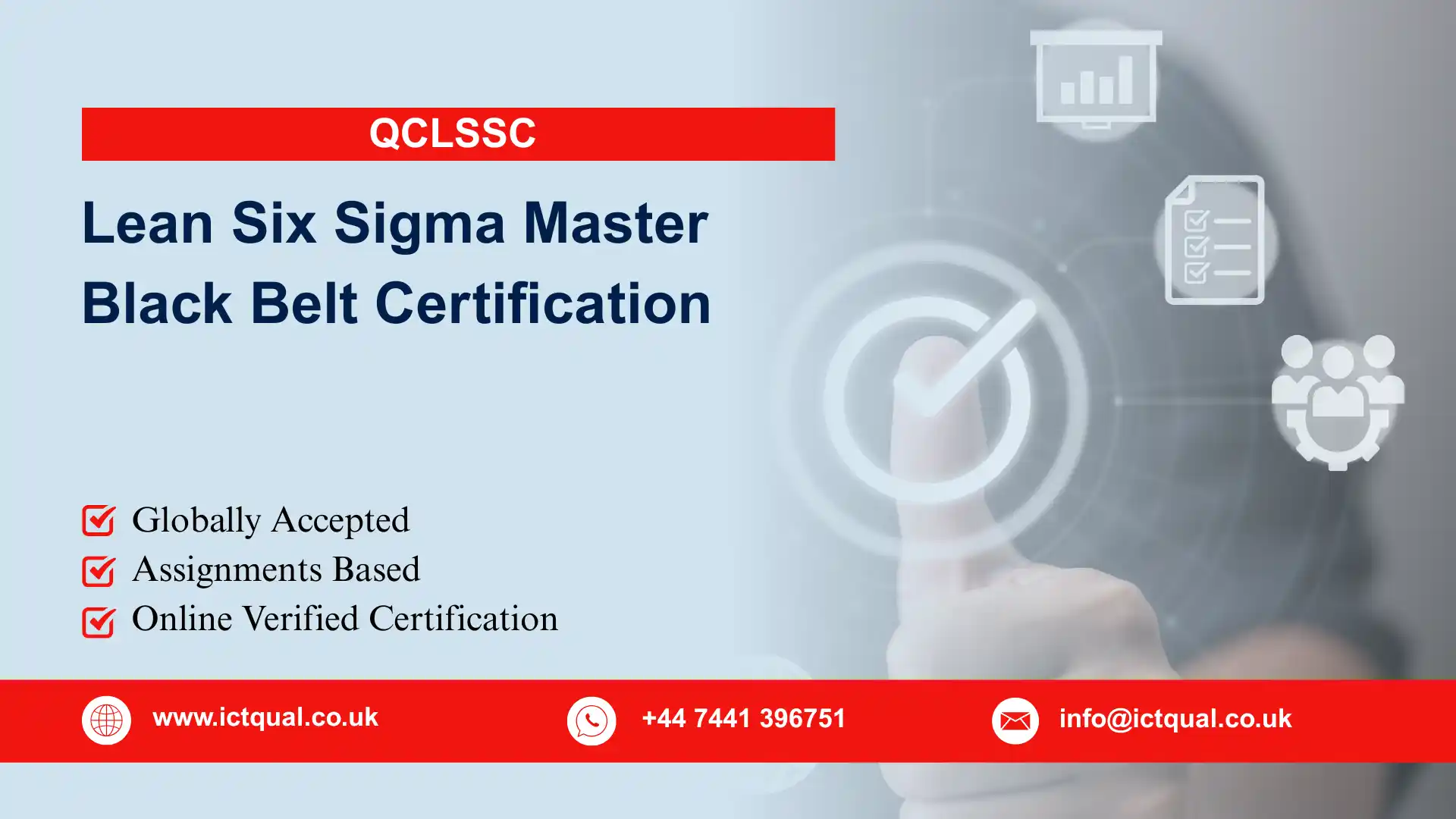QCLSSC Lean Six Sigma Master Black Belt Certification