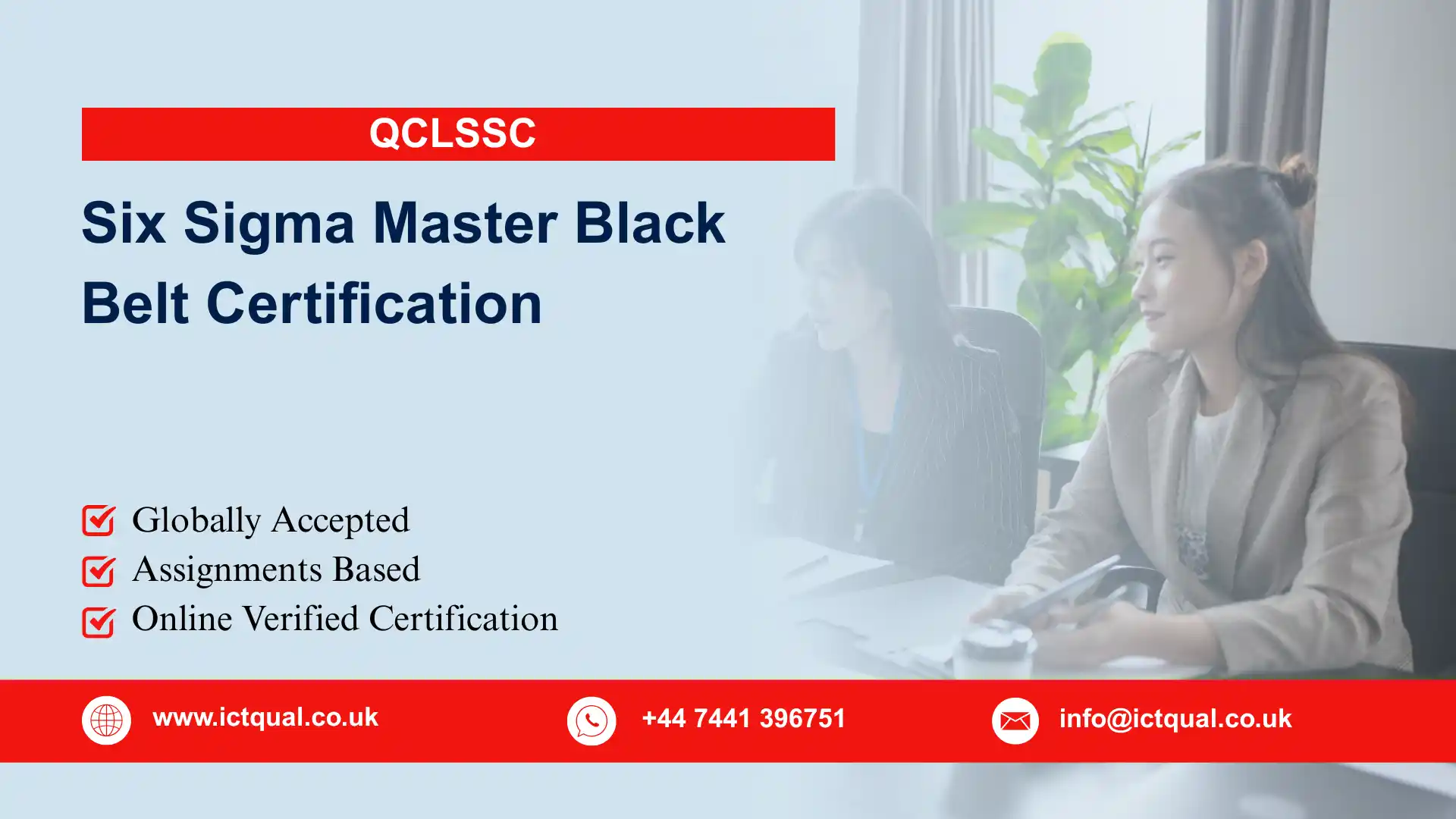 QCLSSC Six Sigma Master Black Belt Certification