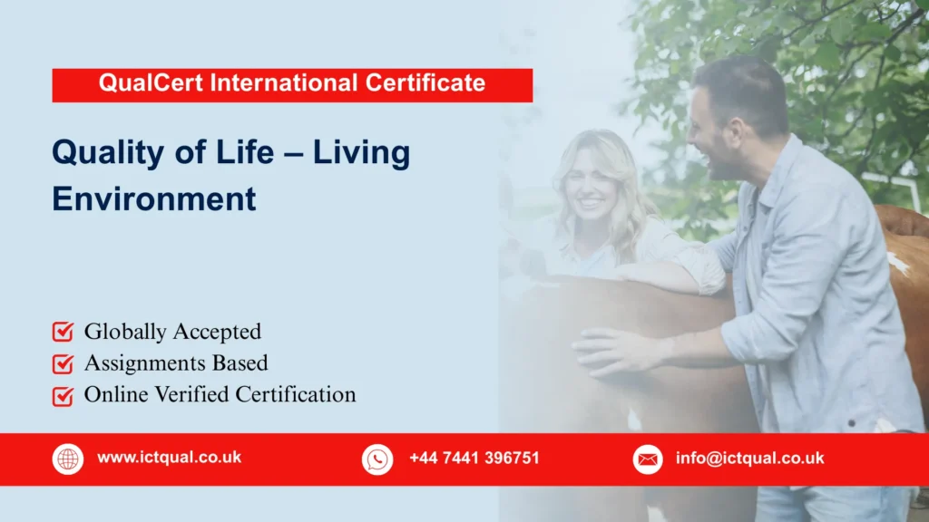 QualCert International Certificate in Quality of Life – Living Environment