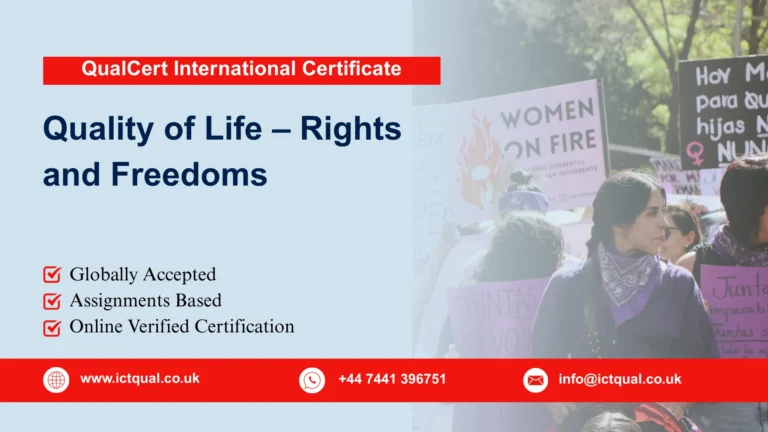 QualCert International Certificate in Quality of Life – Rights and Freedoms