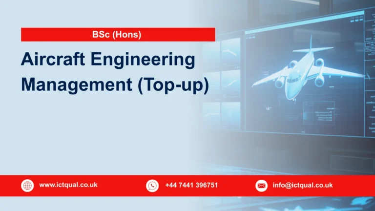 BSc (Hons) Aircraft Engineering Management (Top-up)