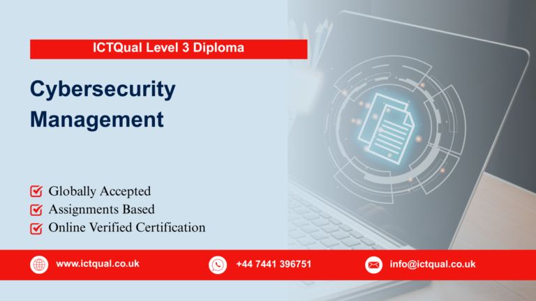 ICTQual Level 3 Diploma in Cybersecurity Management