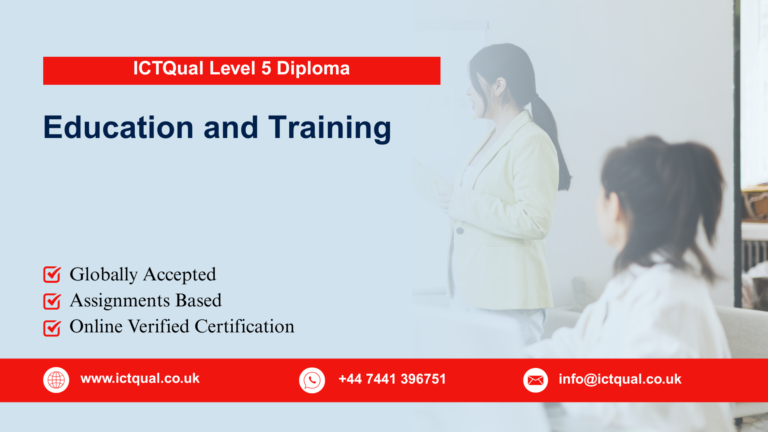 ICTQual Level 5 Diploma in Education and Training