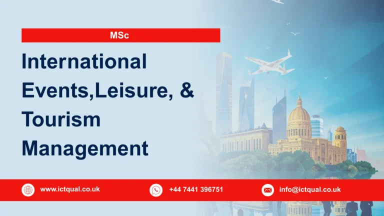 MSc International Events,Leisure, & Tourism Management