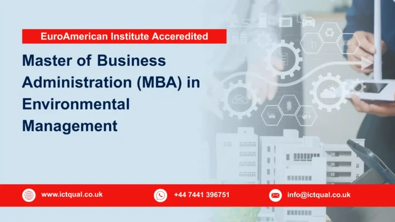 Master of Business Administration (MBA) in Environmental Management