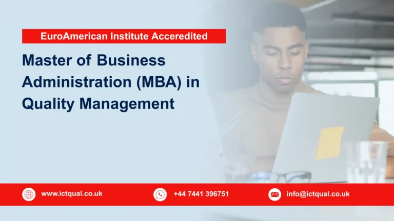 Master of Business Administration (MBA) in Quality Management