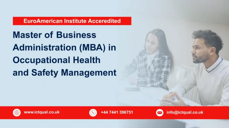 Master of Business Administration (MBA) in Occupational Health and Safety Management