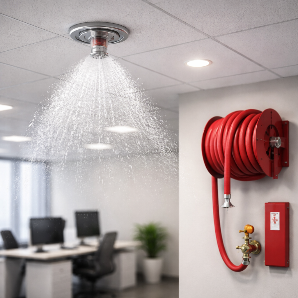 Sprinklers and Fire Hoses