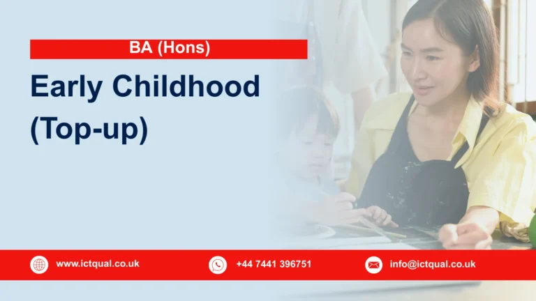 BA (Hons) Early Childhood (Top-up)
