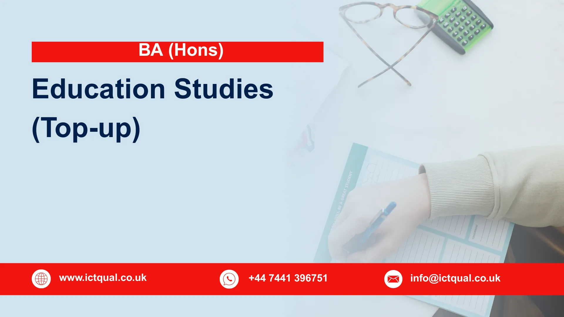 BA (Hons) Education Studies (Top-up)