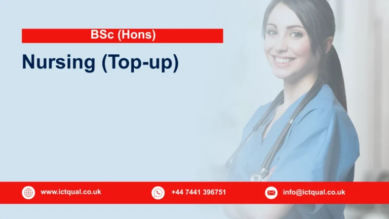 BSc (Hons) Nursing (Top-up)