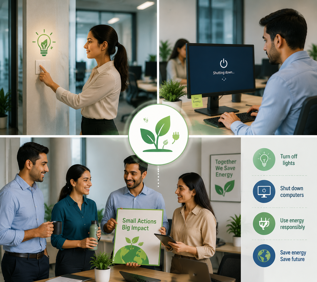 Lesson 1: Understanding the Fundamental Concepts, Principles, and Objectives of Energy Management Across Multiple Sectors 9 Eco-friendly office energy savings guide