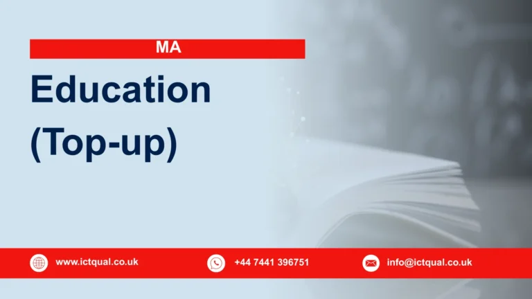 MA in Education (Top-up)