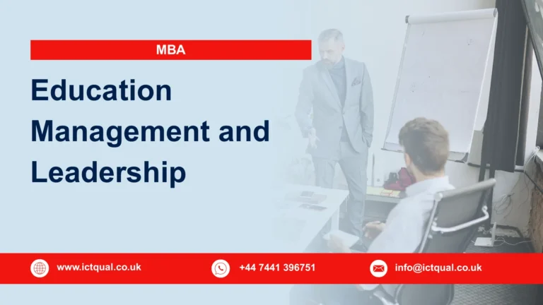 MBA in Education Management and Leadership