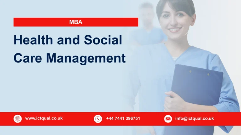 MBA in Health and Social Care Management