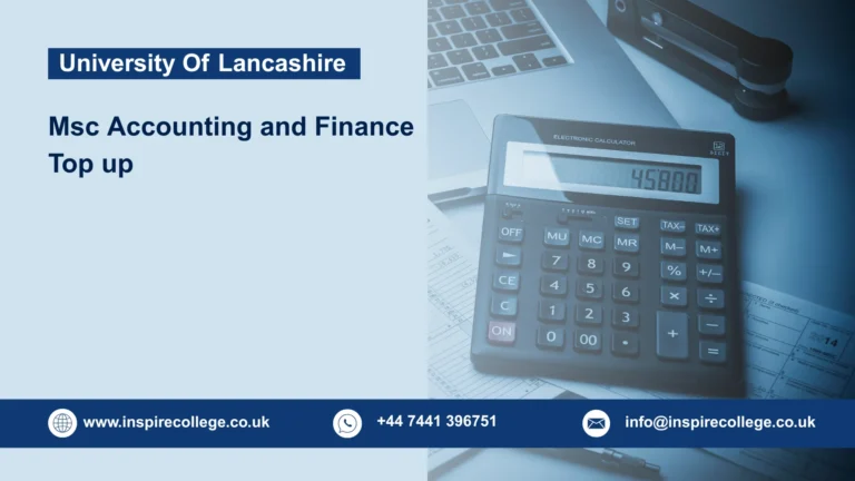 Msc Accounting and Finance Top up