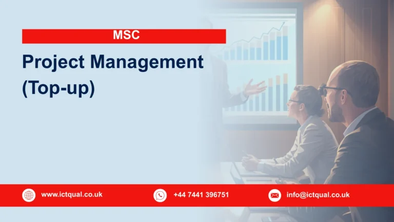 Msc Project Management (Top-up)
