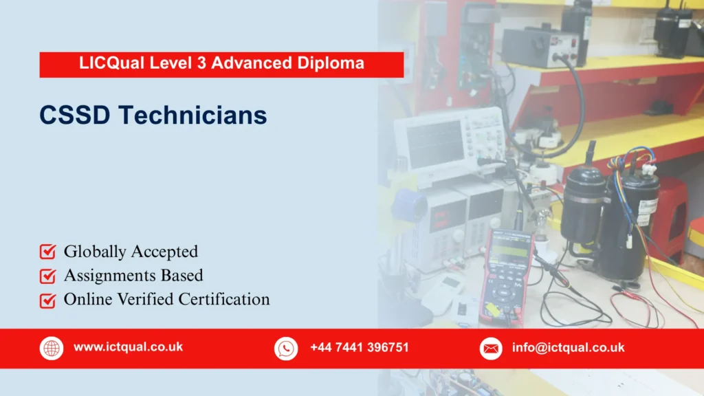 LICQual Level 3 Advanced Diploma for CSSD Technicians